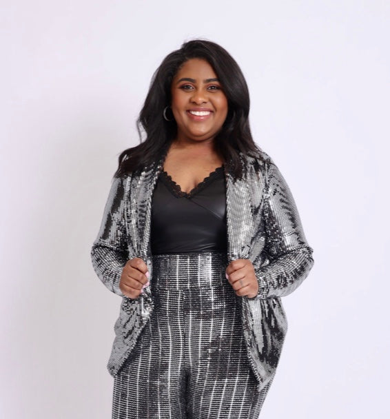 Plus size hotsell sequin jacket