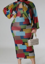 Load image into Gallery viewer, Multi 2-Piece Stretch Dress