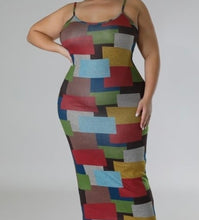 Load image into Gallery viewer, Multi 2-Piece Stretch Dress