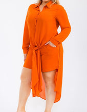 Load image into Gallery viewer, Chiffon Tunic w/Matching Shorts Set