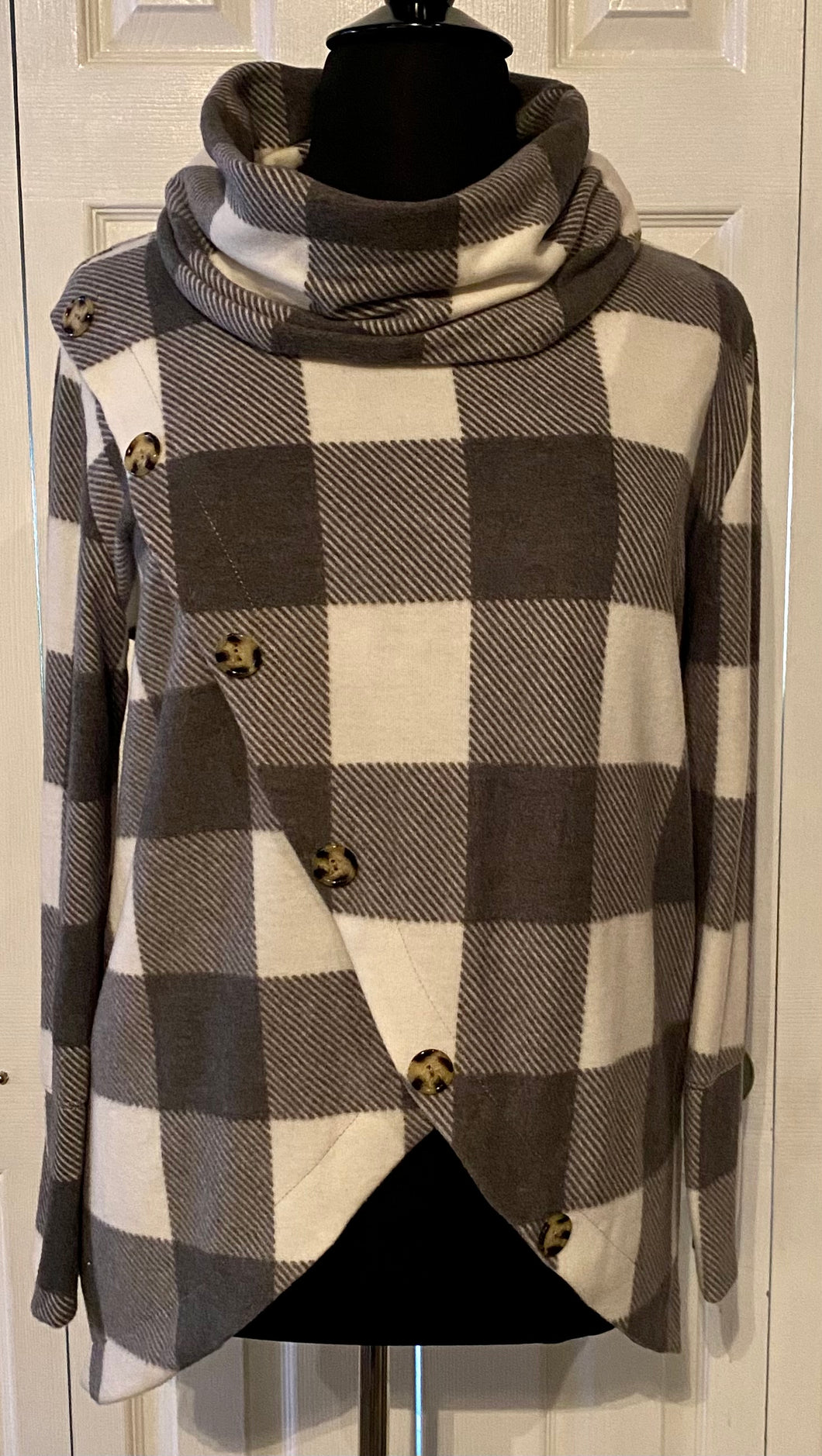 Cowl Neck Asymmetric Sweater