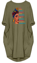 Load image into Gallery viewer, Black Woman Magic Long Sleeve Tunic