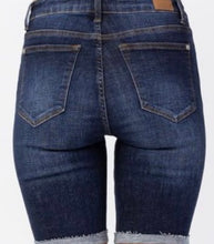 Load image into Gallery viewer, High Rise Bermuda Jean Shorts