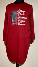 Load image into Gallery viewer, Educated Black Woman Long Sleeve Tunic