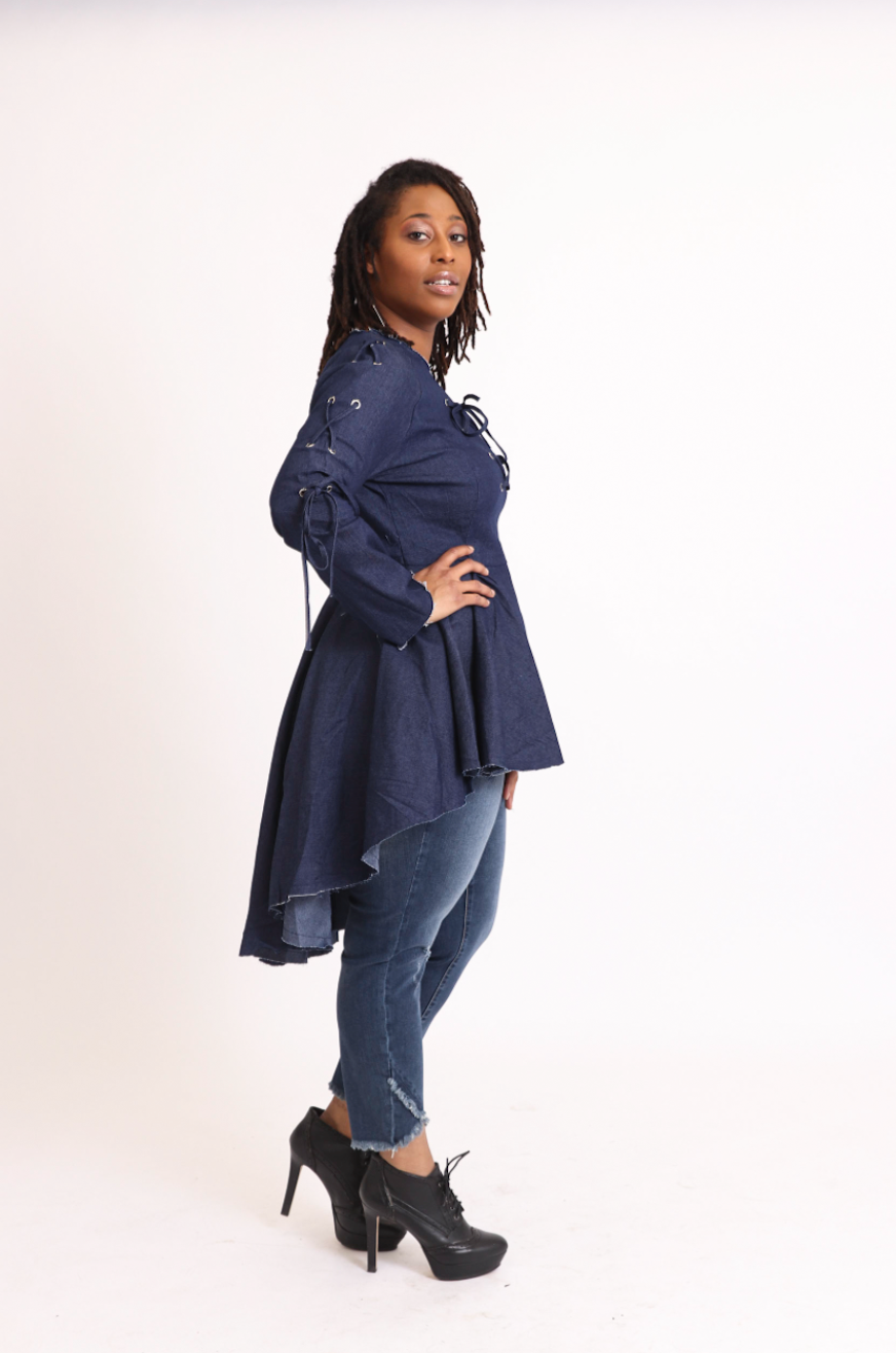 peplum tunic tops